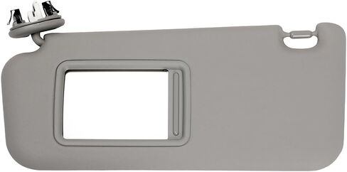 HIMIKI Gray Sun Visor Sunvisor with Sunroof and Light Right Passenger Side Compatible with 2006 2007 2008 2009 2010 2011 2012 2013 Toyota RAV4 Replacement for 74310-42451-B2 in Saudi Arabia