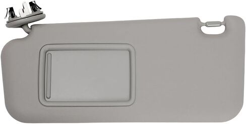 HIMIKI Gray Sun Visor Sunvisor with Sunroof and Light Right Passenger Side Compatible with 2006 2007 2008 2009 2010 2011 2012 2013 Toyota RAV4 Replacement for 74310-42451-B2 in Saudi Arabia