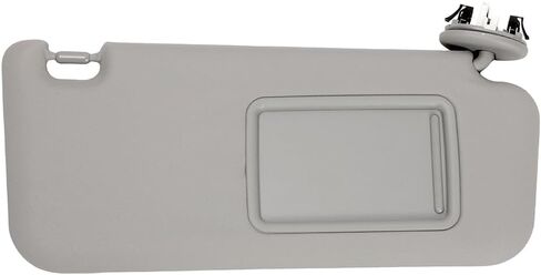 HIMIKI Gray Sun Visor Sunvisor with Sunroof and Light Right Passenger Side Compatible with 2006 2007 2008 2009 2010 2011 2012 2013 Toyota RAV4 Replacement for 74310-42451-B2 in Saudi Arabia