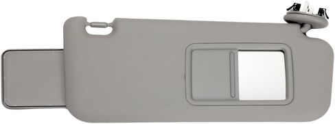 HIMIKI Gray Sun Visor Sunvisor with Sunroof and Light Right Passenger Side Compatible with 2006 2007 2008 2009 2010 2011 2012 2013 Toyota RAV4 Replacement for 74310-42451-B2 in Saudi Arabia