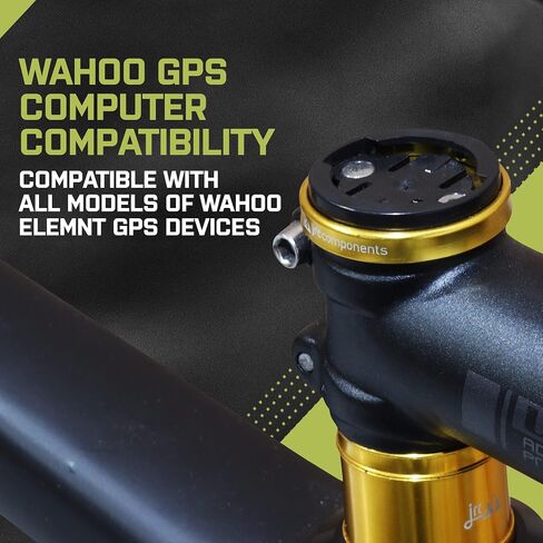 مكونات JRC Enkei Top Cap Bike Stem Mount | متوافق مع جميع موديلات أجهزة Wahoo Elemnt GPS | هيكل ألومنيوم 6061-T6 خفيف الوزن باستخدام الحاسب الآلي | مناسبة للاستخدام مع سماعة رأس مقاس 1 1/8 بوصة - باللون الأحمر in Saudi Arabia