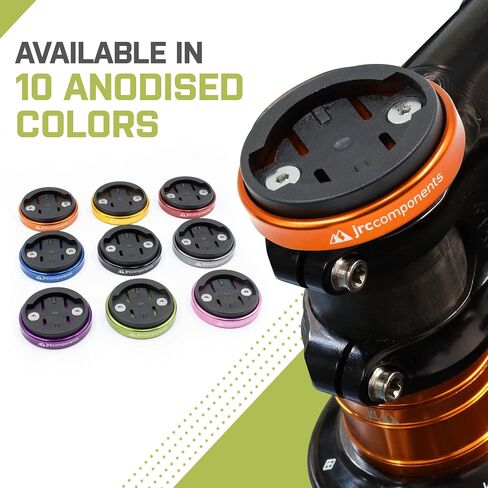 مكونات JRC Enkei Top Cap Bike Stem Mount | متوافق مع جميع موديلات أجهزة Wahoo Elemnt GPS | هيكل ألومنيوم 6061-T6 خفيف الوزن باستخدام الحاسب الآلي | مناسبة للاستخدام مع سماعة رأس مقاس 1 1/8 بوصة - باللون الأحمر in Saudi Arabia
