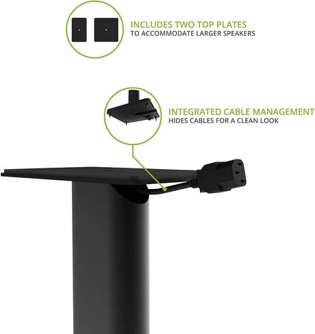 سماعات كانتو YU6MW 200 وات على رف الكتب مع بلوتوث - أبيض غير لامع (زوج) SP6HD 6 بوصة حامل سطح مكتب ثابت الارتفاع لمكبرات صوت رف الكتب - أسود (زوج) (2022) in Kuwait