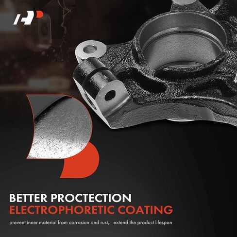 A-Premium Front Suspension Steering Knuckle Compatible with Kia Soul 2014-2017, Soul EV 2015-2019, Right Passenger Side, Replace # 51716-B2050 in Saudi Arabia