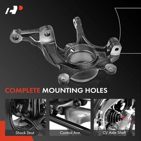 A-Premium Front Suspension Steering Knuckle Compatible with Kia Soul 2014-2017, Soul EV 2015-2019, Right Passenger Side, Replace # 51716-B2050 in Saudi Arabia