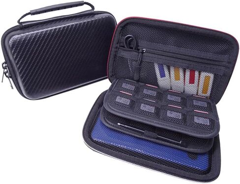 حقيبة حمل VSEER لجهاز Nintendo 3DS XL / New 2DS XL، حافظة سفر واقية صلبة لجهاز Nintendo 3DS/3DS XL/New 3DS/New 3DS XL- (أزرق) in Kuwait