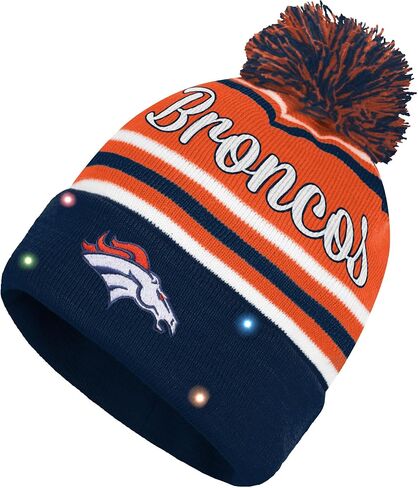 قبعة FOCO للسيدات من NFL Wordmark Script Team Color Ski Skull Cap مضيئة in Kuwait