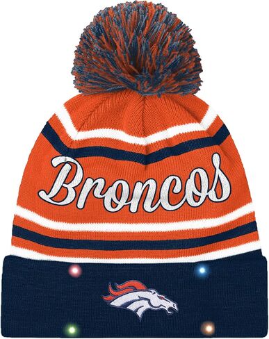 قبعة FOCO للسيدات من NFL Wordmark Script Team Color Ski Skull Cap مضيئة in Kuwait