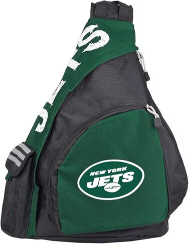 حقيبة ظهر NFL New York Jets "Leadoff" Sling، مقاس 20 بوصة × 9 بوصة × 15 بوصة in Kuwait