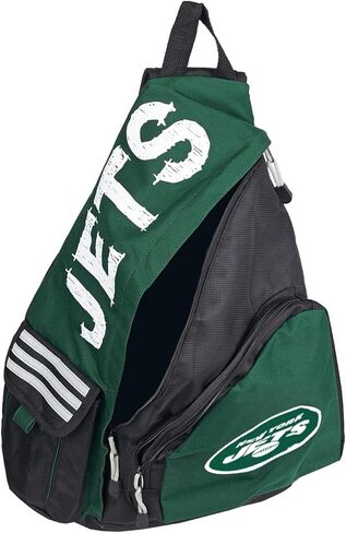 حقيبة ظهر NFL New York Jets "Leadoff" Sling، مقاس 20 بوصة × 9 بوصة × 15 بوصة in Kuwait