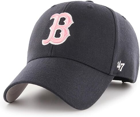 '47 MLB Navy Pink MVP Adjustable Hat, Women's One Size Fits All in Saudi Arabia