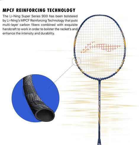 Li-Ning Super Series 900 Strung Badminton Racket with Free Full Cover in Saudi Arabia
