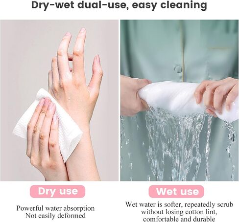 50 Pieces Compressed Towels Tablets, Portable Disposable Cotton Hypoallergenic Dehydrated Expandable Compressed Face Towels Travel Washcloths Coin Tissues for Home Beauty and Outdoors Hiking Camping in Saudi Arabia