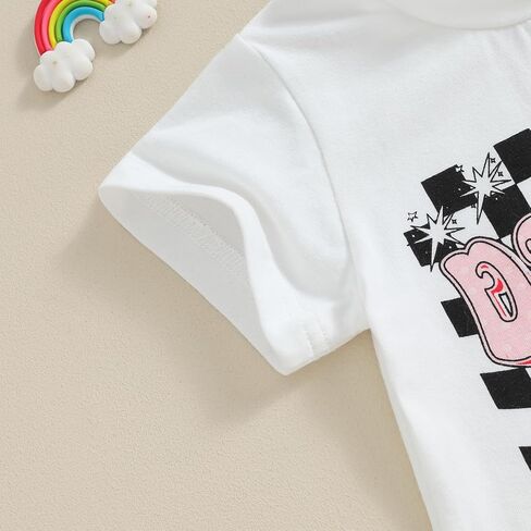 Hnyenmcko Toddler Baby Girl Boy Summer Outfits Short Sleeve Letter Print T Shirt Shorts Sets 2Pcs Cute Baby Clothes in Kuwait