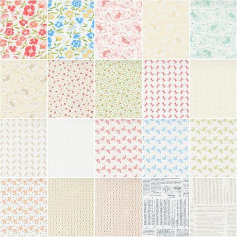 Fig Tree and Co Linen Cupboard Dessert Roll 20 5-inch Strips Moda Fabrics 20480DR in Saudi Arabia