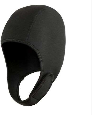 2mm Scuba Diving Hood Thermal Neoprene Wetsuit Hat Cap with Chin Strap Adjustable Diving Cap Swimming Cap Surfing Thermal Hood Beanie Headgear for Snorkeling Kayaking Sailing Canoeing Water Sports in Saudi Arabia