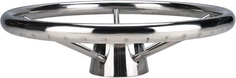 NovelBee 5-Spoke 13-1/2 Inch Destroyer Style Stainless Boat Steering Wheel for Marine,Yacht (Without Knob) in Saudi Arabia