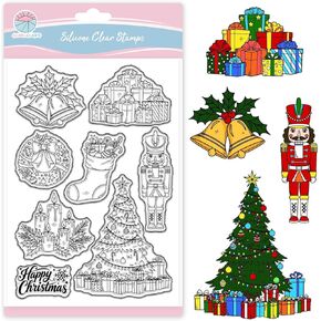 GLOBLELAND Cardinal Silicone Clear Stamp Transparent Stamp for Scrapbook Journal Card Making 4.3 x 6.3 Inch in Saudi Arabia