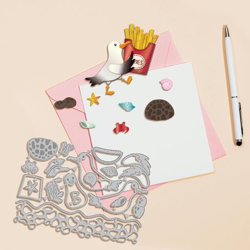 GLOBLELAND Cat Flowers Cutting Dies for DIY Scrapbooking Metal 3D Cat Box Cut Dies Plants Die Cuts for Card Making Embossing Photo Album Craft Decor in Saudi Arabia