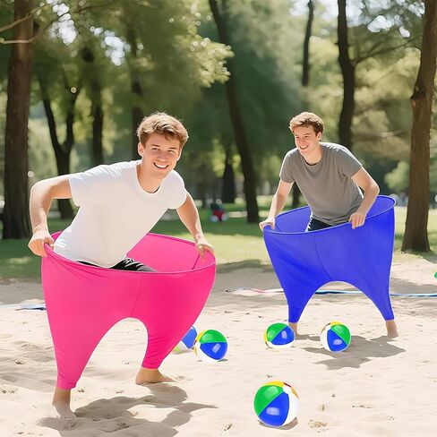 لعبة Granny Pants Yard، لعبة Granny Pants في الهواء الطلق مع كرات نطاطة، ألعاب الرمي الترفيهية العملاقة، مثالية لألعاب لم شمل الأسرة في الفناء الخلفي in Saudi Arabia