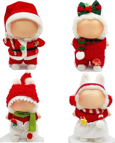 ملابس ملابس Doll Outfit التي تم تعيينها لدمى 17 سم ، أزياء مميزة Halloween Back Bat Bress Jumpsuit لملحقات الدمى (لا دمية) (فستان أسود) in Kuwait