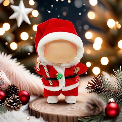 ملابس ملابس Doll Outfit التي تم تعيينها لدمى 17 سم ، أزياء مميزة Halloween Back Bat Bress Jumpsuit لملحقات الدمى (لا دمية) (فستان أسود) in Kuwait