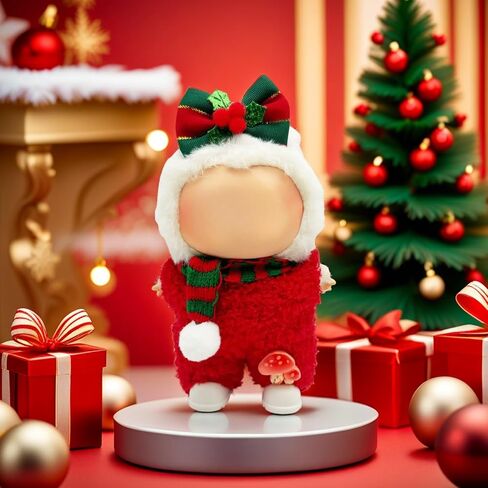 ملابس ملابس Doll Outfit التي تم تعيينها لدمى 17 سم ، أزياء مميزة Halloween Back Bat Bress Jumpsuit لملحقات الدمى (لا دمية) (فستان أسود) in Kuwait