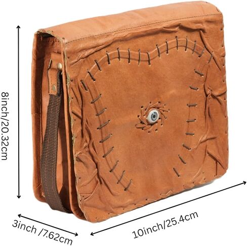 حقيبة جلدية من Hocus pocus للرجال والنساء - حقيبة يد كتف مصنوعة يدويًا ، حقيبة هالوين جلدية حقيقية in Kuwait