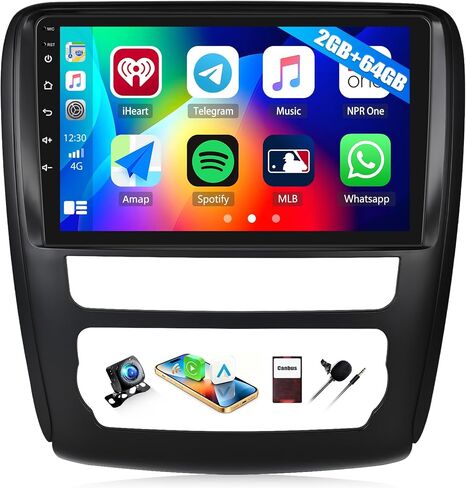 2G+64G Car Stereo for Chevrolet Chevy Traverse/GMC Acadia/Buick Enclave 2013-2017 with Wireless CarPlay Android Auto, 9" Touchscreen Android Car Radio with GPS Bluetooth WiFi RDS FM Backup Camera in Saudi Arabia