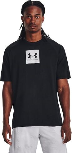 أكمام قصيرة بأكمام قصيرة وطباعة تقنية للرجال من Under Armour in Saudi Arabia