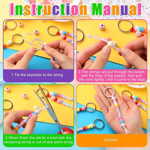 564 PCS 12 مجموعة هالوين حبة مفتاح صنع مجموعة DIY Skull Beads Craft Kit سلاسل رسائل قابلة للتعديل سلاسل مفتاح الهدية العظمية السحر بوو سلة سلة المجوهر in Saudi Arabia