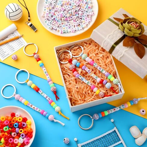 564 PCS 12 مجموعة هالوين حبة مفتاح صنع مجموعة DIY Skull Beads Craft Kit سلاسل رسائل قابلة للتعديل سلاسل مفتاح الهدية العظمية السحر بوو سلة سلة المجوهر in Saudi Arabia