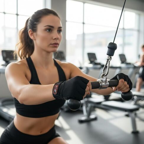 Premium Leather Weightlifting Gloves for Men & Women | Gym Workout, Training & Fitness Gloves | Non-Slip, Breathable & Durable in Saudi Arabia