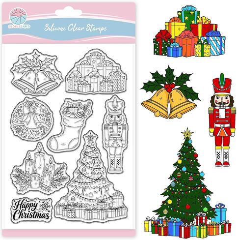 GLOBLELAND Cardinal Silicone Clear Stamp Transparent Stamp for Scrapbook Journal Card Making 4.3 x 6.3 Inch in Saudi Arabia