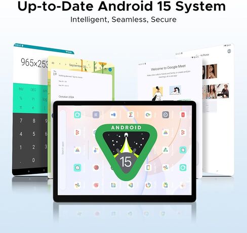 DOOGEE Tab E3 Max 14 Inch Tablet,Android 15 Tablet 13500mAh Large Battery,MTK G100 Octa-Core Gaming Tablets with Gemini AI,32GB+256GB (2TB TF),2160x1440 Display,4G LTE,16MP,5G WiFi/GPS/GMS/4 Speakers in Kuwait