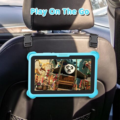 تابلت للأطفال مقاس 7 بوصات للأطفال، تابلت أندرويد للأطفال بسعة 32 جيجابايت مع حافظة متضمنة، واي فاي، بلوتوث، شاشة IPS، مراقبة الوالدين، أقراص تعليمية للأطفال من GMS للأولاد والبنات (أزرق) in Kuwait