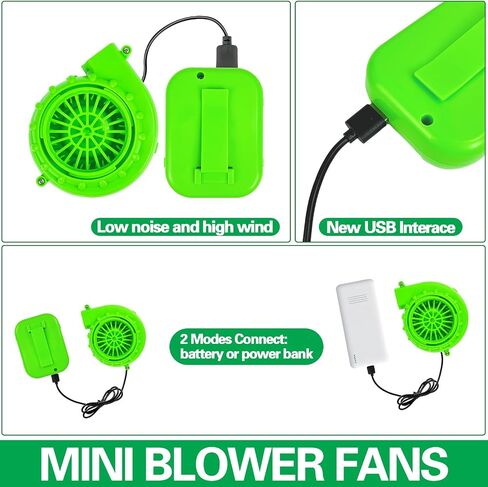 أزياء أزياء White Costume Mini Blower Fan لـ Dinosaur Halloween قابلة للنفخ في الأزياء (النسخة المطورة) in Saudi Arabia