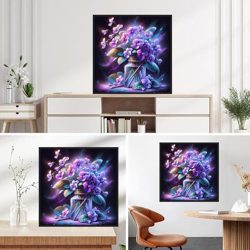 Lophomie Wolf Diamond Art Kits for Adults Phoenix Diamond Art Wolf Diamond Painting, 5D DIY Full Drill Round Diamond Dots Gem Art Crafts Paintings for Home Wall Decor 14x14 Inch in Saudi Arabia