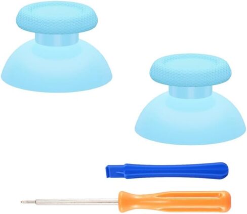 Replacement Thumbsticks Fit for PS5 Controller, Custom Analog Stick Joystick Compatible with PS4 Controller Universal - Heaven Blue in Saudi Arabia