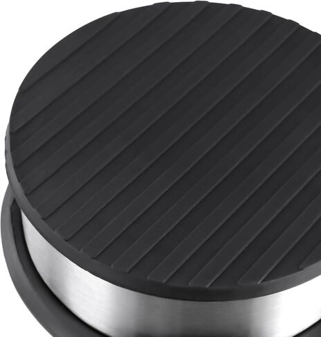 KEILEOHO 4 PCS Stainless Steel Door Stop with Protective Rubber Bands Anti-Slip, Contemporary Decorative Safety Door Wedge, Heavy Duty Floor Door Stopper No Drill for Office Garage Home in Saudi Arabia