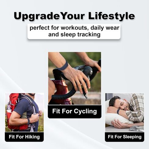 حزام بديل من النايلون، متوافق مع حزام Amazfit Helio - سوار معصم رياضي قابل للتعديل وجيد التهوية لتتبع اللياقة البدنية، مريح للارتداء طوال اليوم in Kuwait
