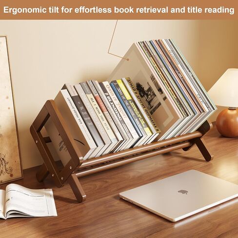 رف كتب سطح المكتب الممتاز ، رف كتب مكتب الخيزران ، منظم رف رف الكتب الرجعية ، أرفف الكتب المستقرة ، رفوف مجلة كبيرة من أجل المجلات والكتب والملفات in Kuwait
