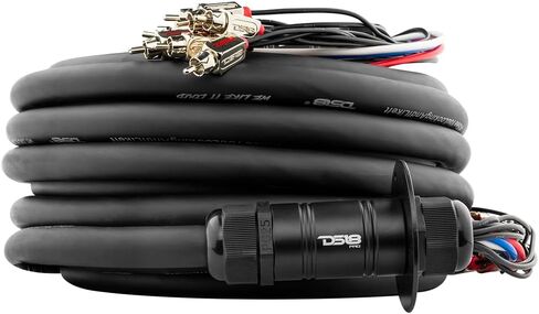 DS18 MDSA10/4.50FT سلك صوت ميدوسا/ثعبان مع 10 قنوات RCA و4 × 12GA OFC كابلات طاقة 50 قدم - كابل ثعبان صوت/سلك طاقة عالي التحمل لتمديد صندوق الراديو in Kuwait