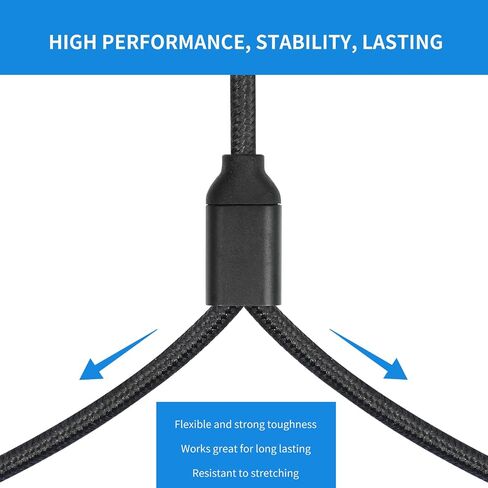 SiYear RCA Y Splitter Cable, 1 Male to 2 Male RCA Adapter Audio Cables,Subwoofer Cable for Amplifiers/TV/subs/amps/Hi-Fis/Home Theater/receivers(1M/2PACK) in Saudi Arabia