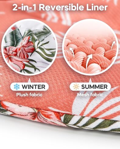 Infant Car Seat Insert for Newborn，Preemie Newborn Infant Insert, Newborn Car Seat Insert Head Body Support for Stroller, Baby Swing, Rocker, Bouncer, Bassinet, 2-in-1 Reversible in Saudi Arabia
