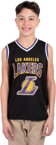 تي شيرت بدون أكمام شبكي للأولاد من Ultra Game للأولاد، Phoenix Suns، أسود، 8 in Saudi Arabia