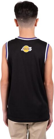 تي شيرت بدون أكمام شبكي للأولاد من Ultra Game للأولاد، Phoenix Suns، أسود، 8 in Saudi Arabia