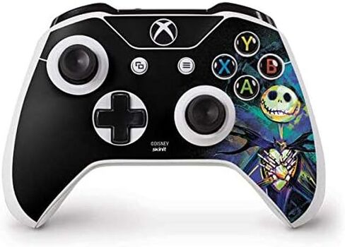 Skinit Decal Gaming Skin Compatible with Xbox One S Controller - Officially Licensed Disney The Nightmare Before Christmas Jack Skellington Art Design in Saudi Arabia