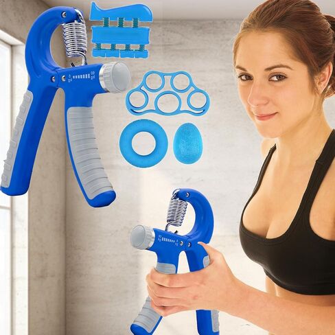 5 Pcs grip-strengtheners suit - Strength Trainer for Forearm & Finger Workouts, Fitness Muscle Building in Saudi Arabia