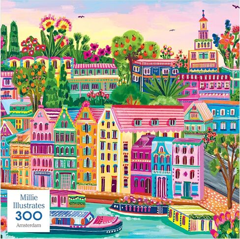 Roseart - Millie يوضح - Lombard Street San Francisco - 300 قطعة بانورامزو ، لغز فن سفر ملون مصور للبالغين in Saudi Arabia